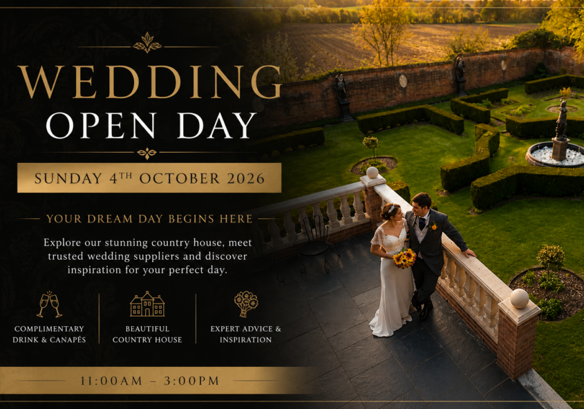 Wedding Open Day at Nuthurst Grange